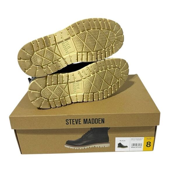 Steve Madden Men's Bleeker Boot Color Black Size 8 - Picture 15 of 15